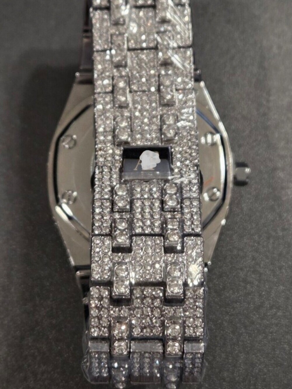 Fully Iced Out VVS Moissanite Diamond Stainless Steel Watch 44MM - Picture 7 of 9